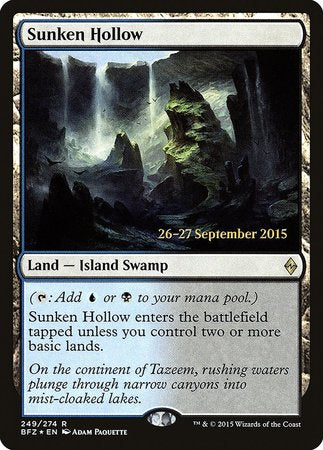 Sunken Hollow [Battle for Zendikar Promos] | GnG Games