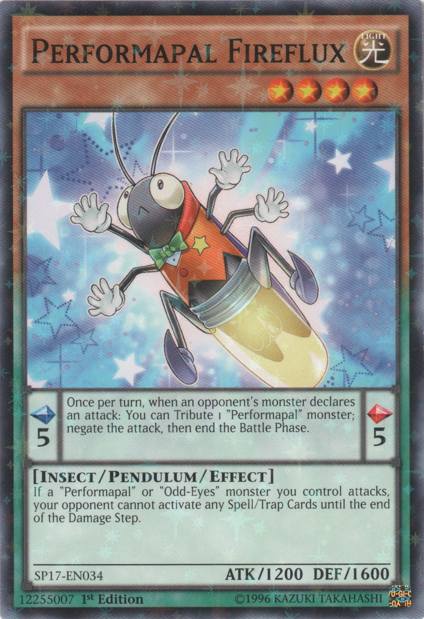 Performapal Fireflux (Starfoil) [SP17-EN034] Starfoil Rare | GnG Games