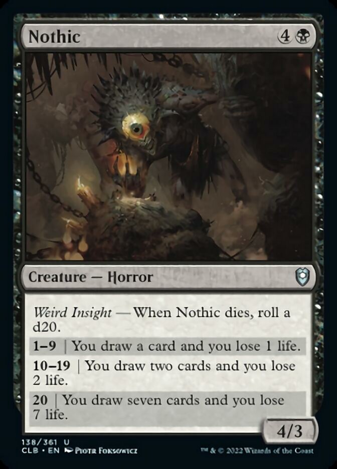 Nothic [Commander Legends: Battle for Baldur's Gate] | GnG Games