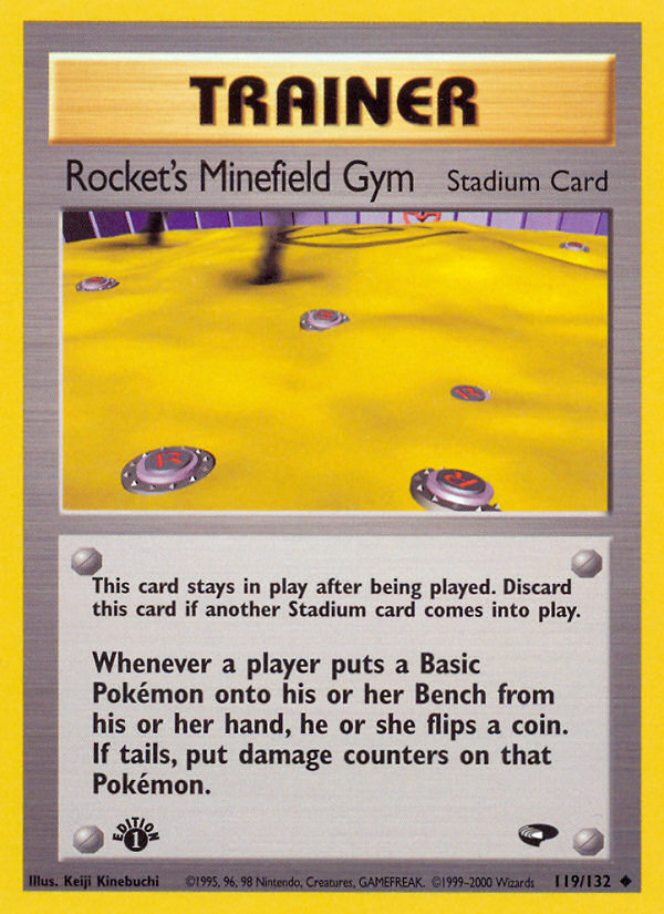 Rocket's Minefield Gym (119/132) [Gym Challenge 1st Edition] | GnG Games