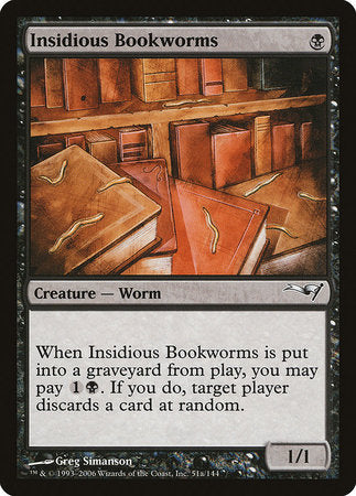 Insidious Bookworms (Version 2) [Coldsnap Theme Decks] | GnG Games