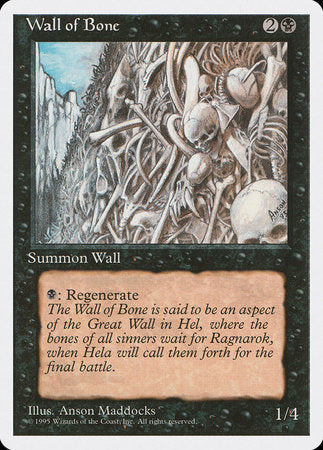 Wall of Bone [Fourth Edition] | GnG Games