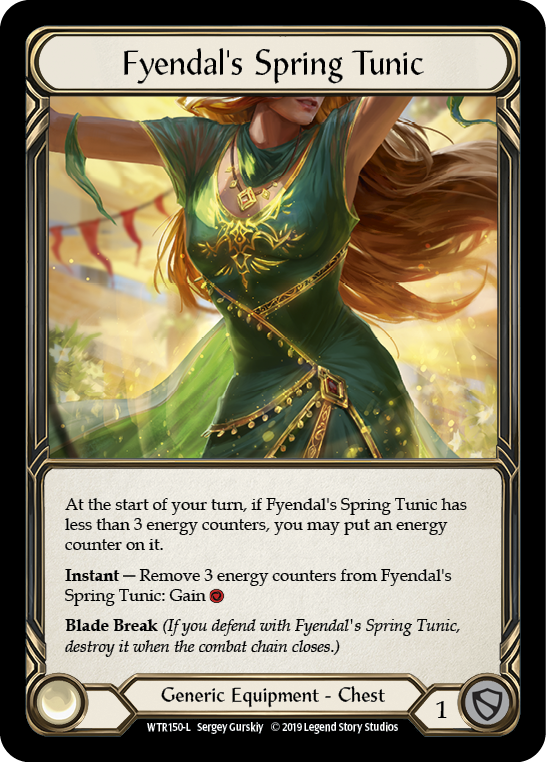 Fyendal's Spring Tunic [WTR150-L] Alpha Print Cold Foil | GnG Games