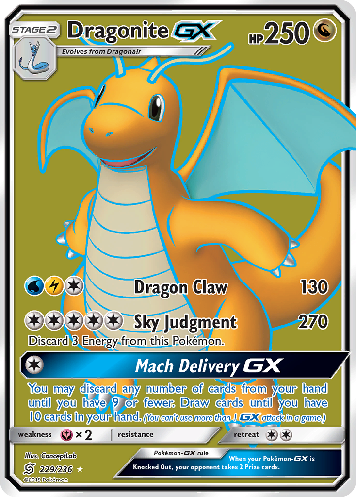 Dragonite GX (229/236) [Sun & Moon: Unified Minds] | GnG Games