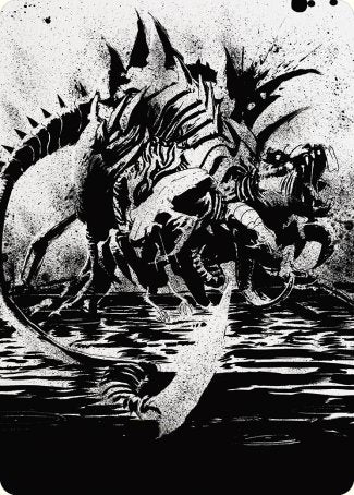 Karumonix, the Rat King Art Card [Phyrexia: All Will Be One Art Series] | GnG Games