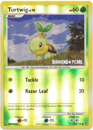 Turtwig (103/130) [Burger King Promos: 2008 Collection] | GnG Games