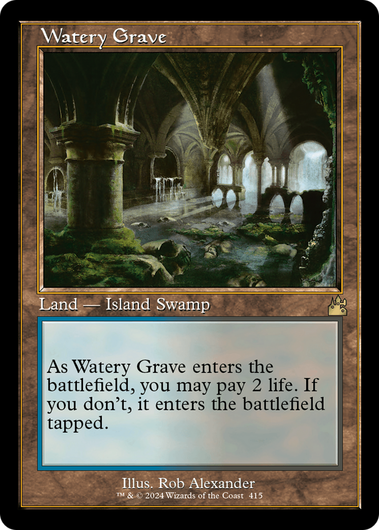 Watery Grave (Retro) [Ravnica Remastered] | GnG Games