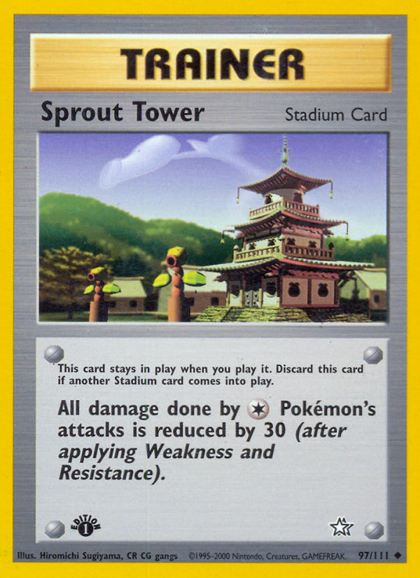 Sprout Tower (97/111) [Neo Genesis 1st Edition] | GnG Games