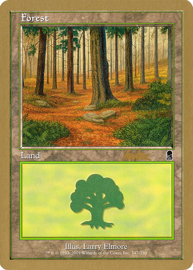 Forest (bk347) (Brian Kibler) [World Championship Decks 2002] | GnG Games