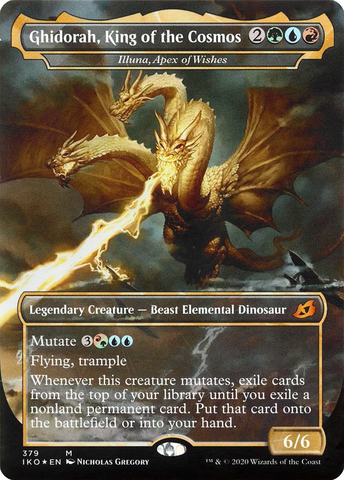 Illuna, Apex of Wishes - Ghidorah, King of the Cosmos (Godzilla Series) [Ikoria: Lair of Behemoths] | GnG Games