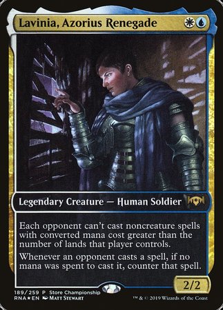 Lavinia, Azorius Renegade [Ravnica Allegiance Promos] | GnG Games
