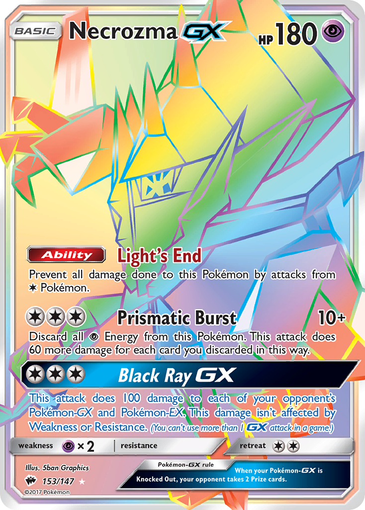 Necrozma GX (153/147) [Sun & Moon: Burning Shadows] | GnG Games