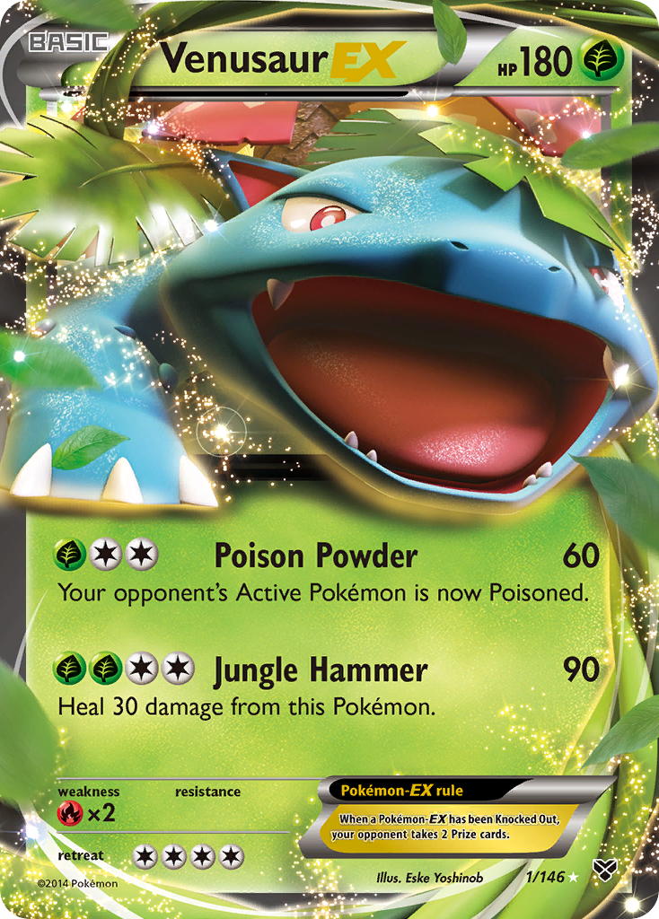 Venusaur EX (1/146) [XY: Base Set] | GnG Games