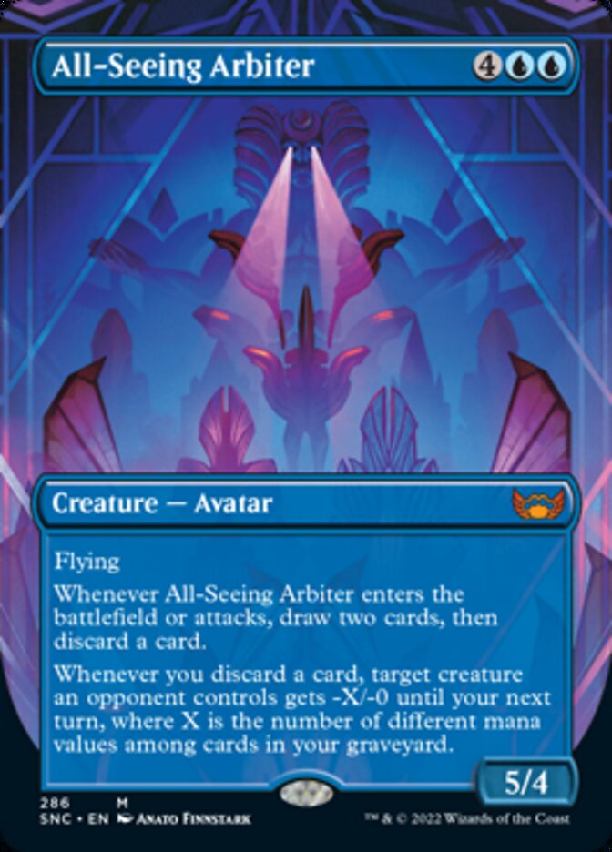 All-Seeing Arbiter (Borderless Alternate Art) [Streets of New Capenna] | GnG Games