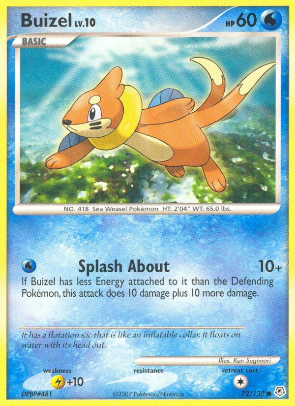 Buizel (72/130) [Diamond & Pearl: Base Set] | GnG Games