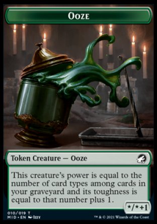 Ooze Token [Innistrad: Midnight Hunt Tokens] | GnG Games