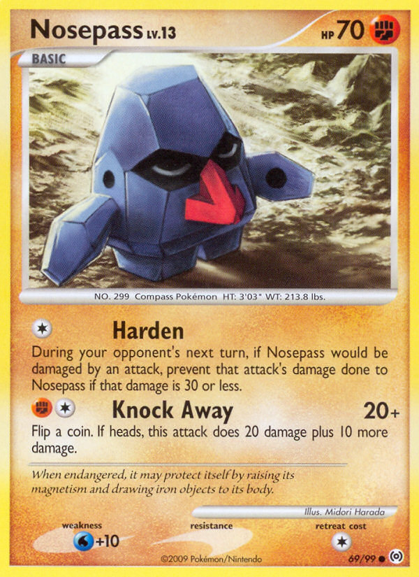 Nosepass (69/99) [Platinum: Arceus] | GnG Games