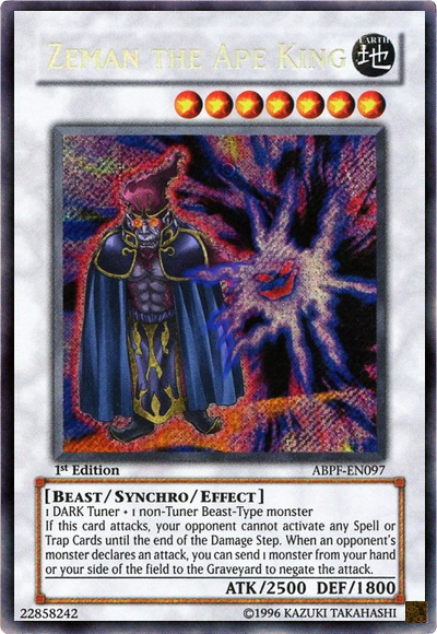 Zeman the Ape King [ABPF-EN097] Secret Rare | GnG Games