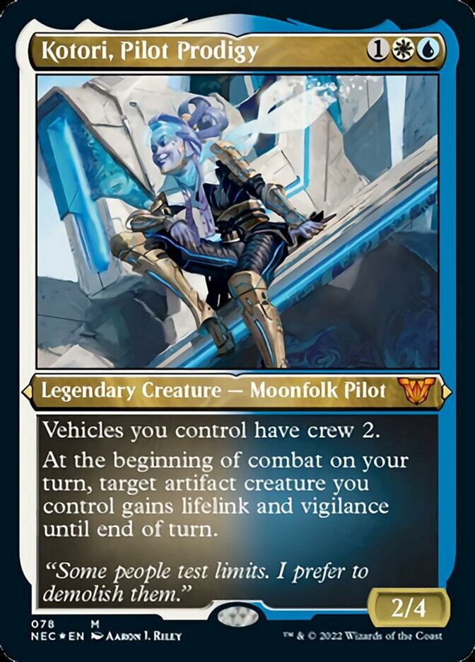 Kotori, Pilot Prodigy (Showcase Display Commander) [Kamigawa: Neon Dynasty Commander] | GnG Games