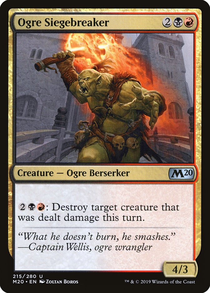 Ogre Siegebreaker [Core Set 2020] | GnG Games