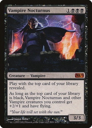 Vampire Nocturnus [Duels of the Planeswalkers 2012 Promos ] | GnG Games