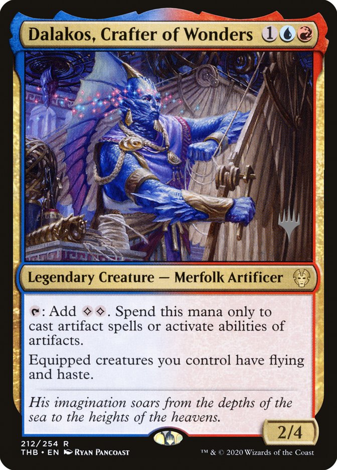 Dalakos, Crafter of Wonders (Promo Pack) [Theros Beyond Death Promos] | GnG Games