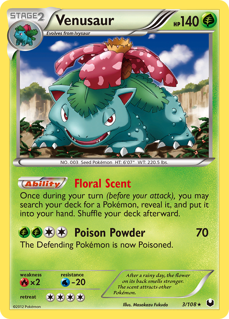 Venusaur (3/108) [Black & White: Dark Explorers] | GnG Games