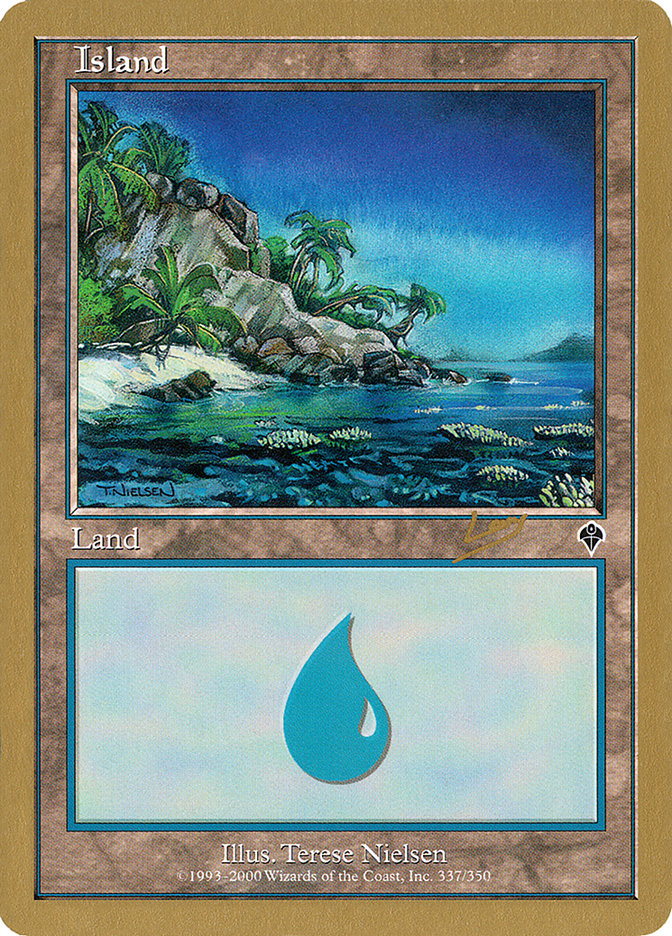 Island (rl337a) (Raphael Levy) [World Championship Decks 2002] | GnG Games