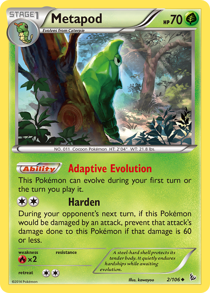 Metapod (2/106) [XY: Flashfire] | GnG Games