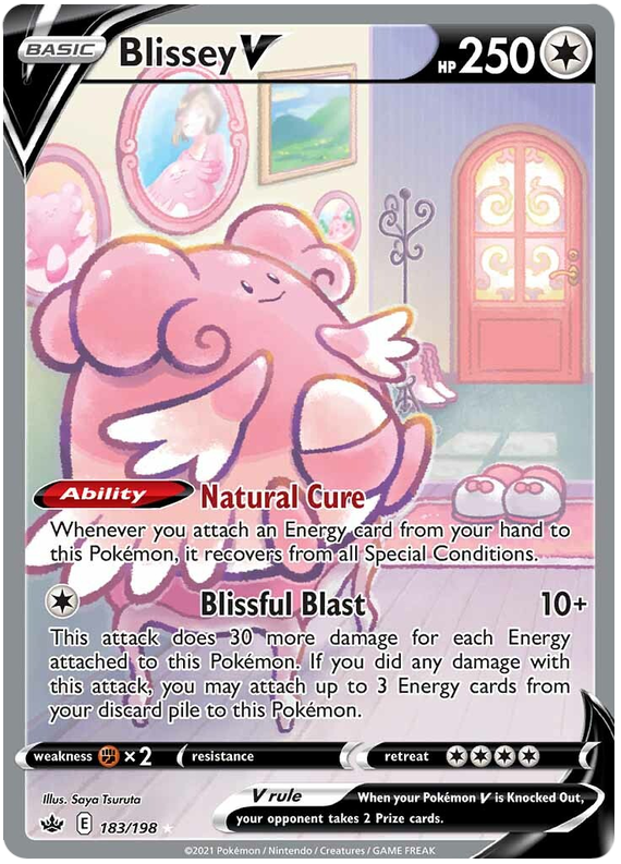 Blissey V (183/198) [Sword & Shield: Chilling Reign] | GnG Games