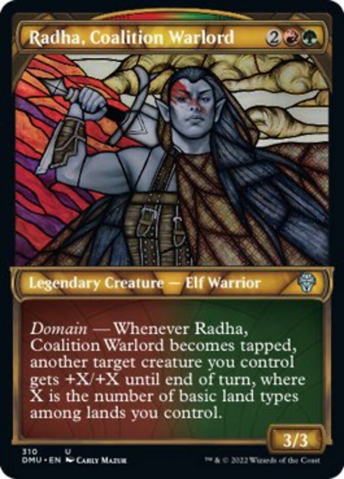 Radha, Coalition Warlord (Showcase) [Dominaria United] | GnG Games