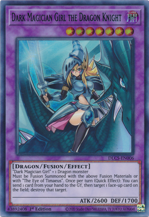 Dark Magician Girl the Dragon Knight (Blue) [DLCS-EN006] Ultra Rare | GnG Games