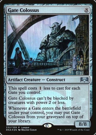 Gate Colossus [Ravnica Allegiance Promos] | GnG Games