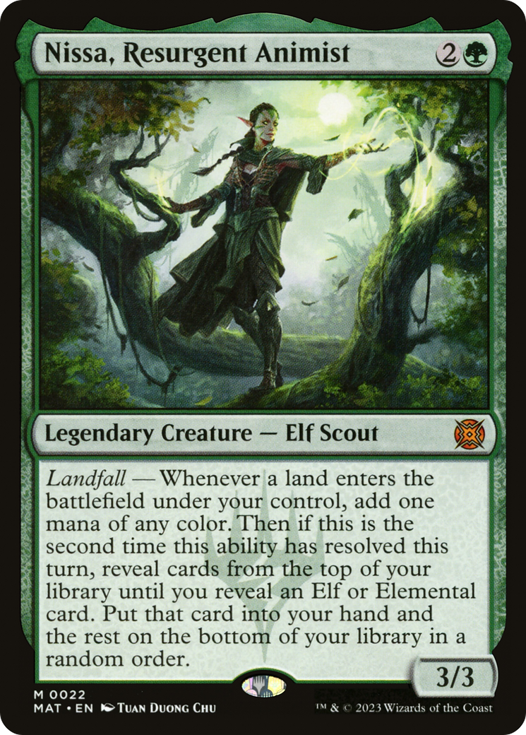 Nissa, Resurgent Animist [March of the Machine: The Aftermath] | GnG Games