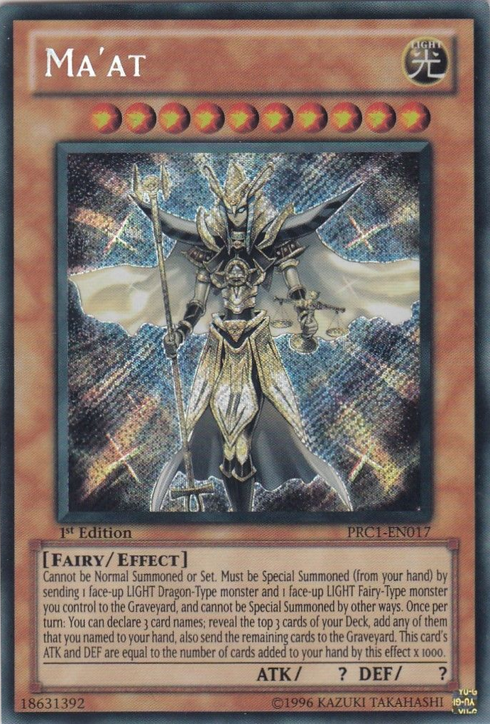 Ma'at [PRC1-EN017] Secret Rare | GnG Games