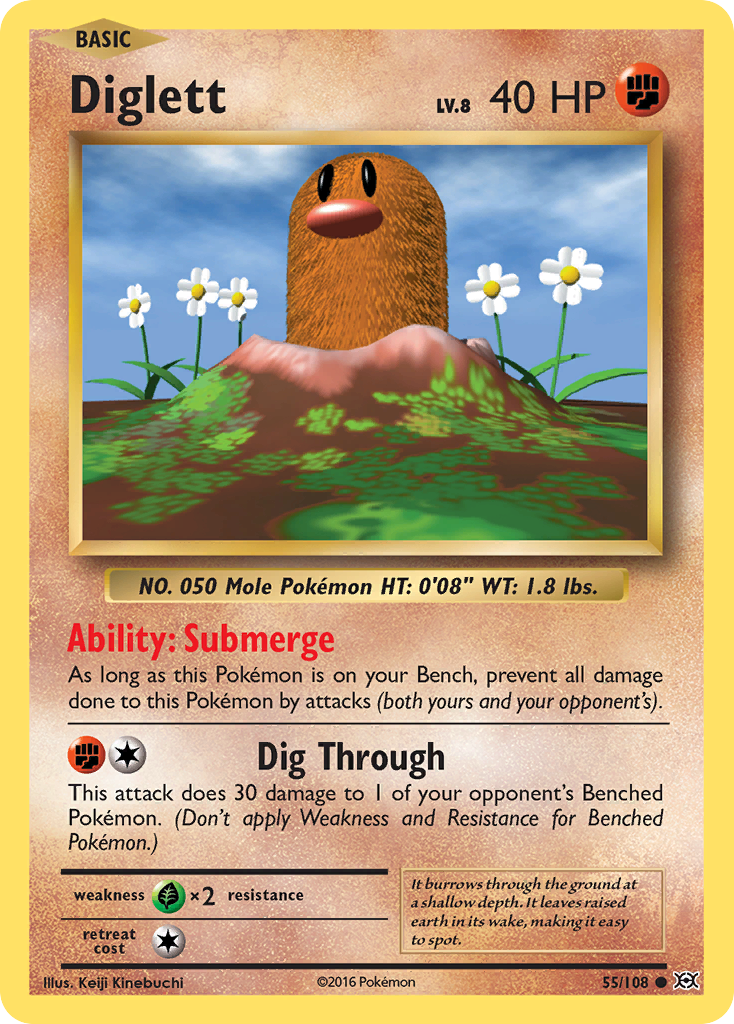 Diglett (55/108) [XY: Evolutions] | GnG Games