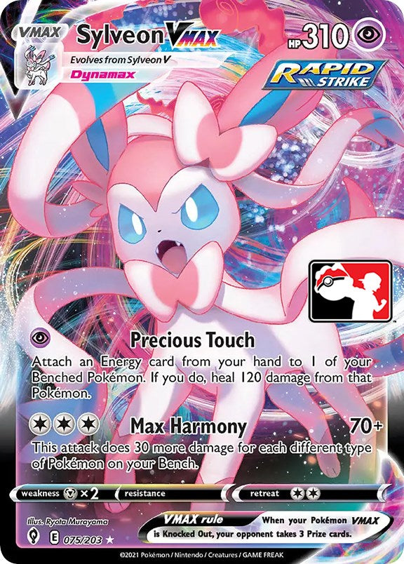 Sylveon VMAX (075/203) [Prize Pack Series One] | GnG Games