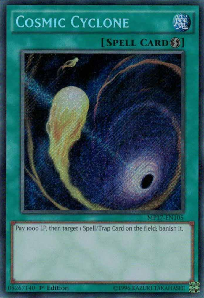 Cosmic Cyclone [MP17-EN105] Secret Rare | GnG Games