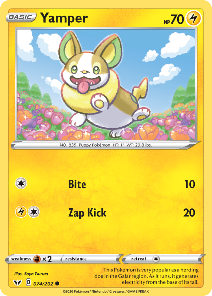 Yamper (074/202) [Sword & Shield: Base Set] | GnG Games