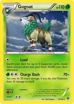 Gogoat (19/146) (Cosmos Holo) [XY: Base Set] | GnG Games