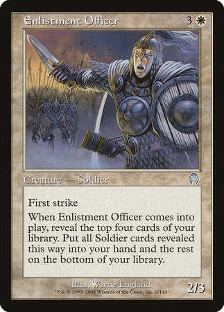 Enlistment Officer [Apocalypse] | GnG Games