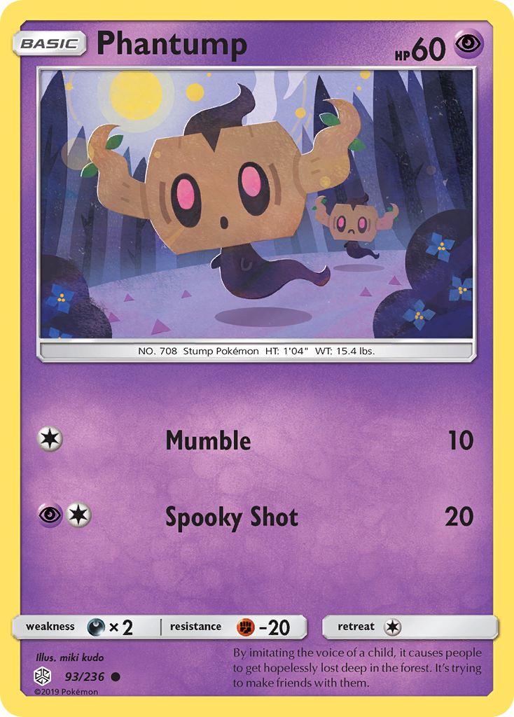 Phantump (93/236) [Sun & Moon: Cosmic Eclipse] | GnG Games