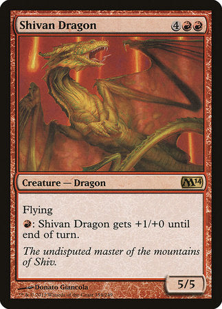 Shivan Dragon [Magic 2014] | GnG Games