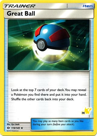 Great Ball (119/149) (Pikachu Stamp #38) [Battle Academy 2020] | GnG Games