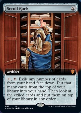 Scroll Rack (Extended Art) [Commander Legends] | GnG Games