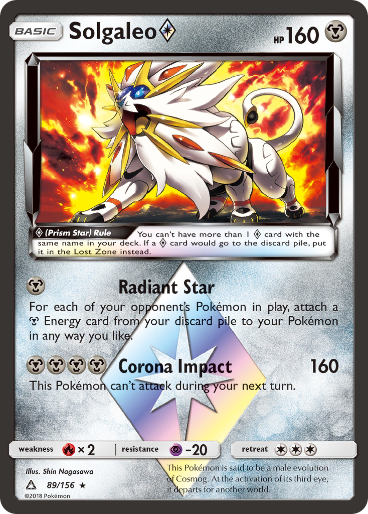 Solgaleo (89/156) (Prism Star) [Sun & Moon: Ultra Prism] | GnG Games