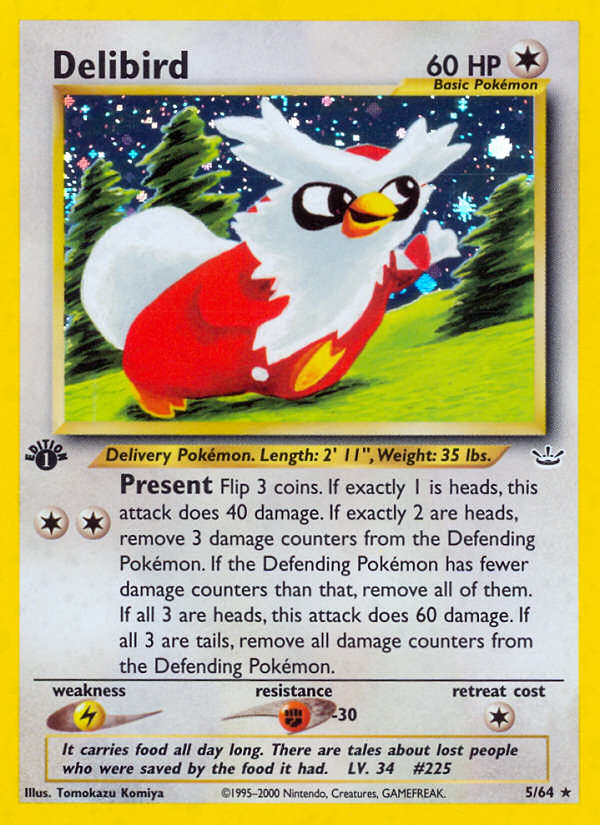 Delibird (5/64) [Neo Revelation 1st Edition] | GnG Games