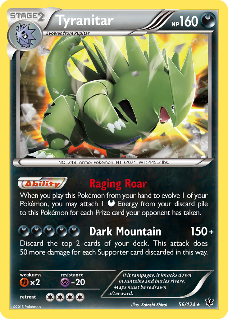 Tyranitar (56/124) [XY: Fates Collide] | GnG Games