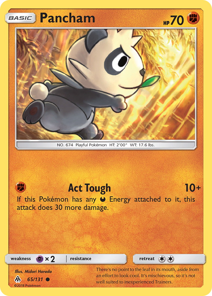 Pancham (65/131) [Sun & Moon: Forbidden Light] | GnG Games