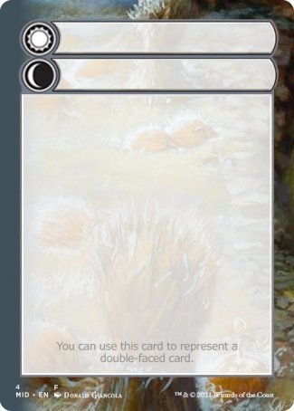 Helper Card (4/9) [Innistrad: Midnight Hunt Tokens] | GnG Games